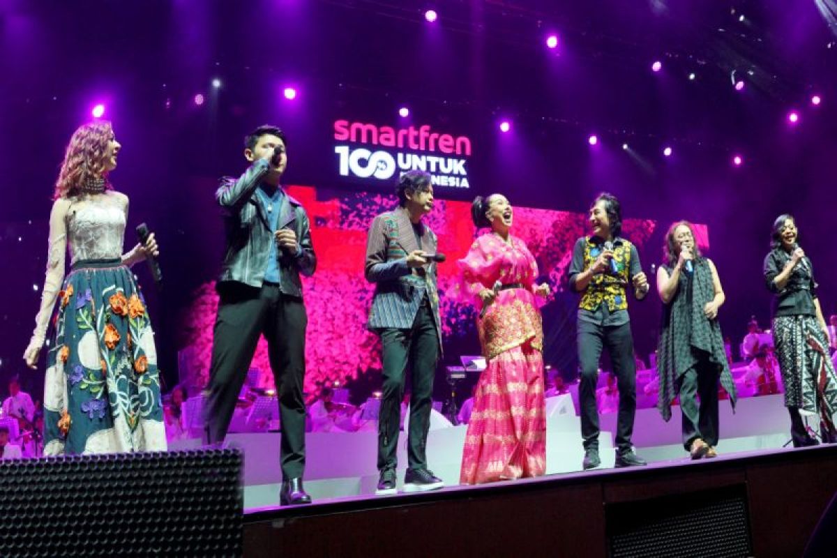 Smartfren sukses persembahkan "Musik Malam 100 Cinta"