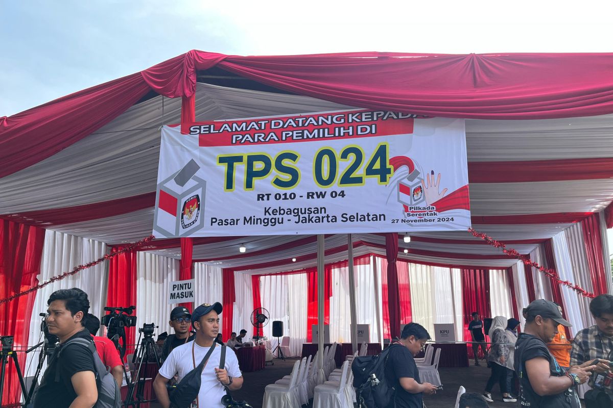 Megawati akan salurkan hak pilihnya di TPS 024 Kebagusan Jakarta Selatan