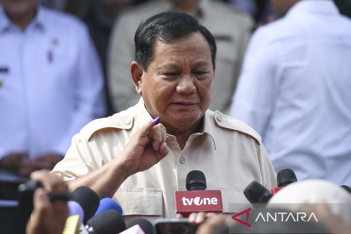 Prabowo pantau quick count Pilkada 2024