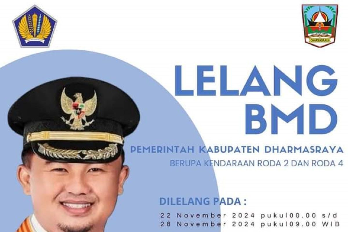 Pemkab Dharmasraya lelang barang milik daerah