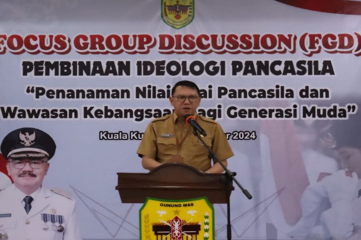 Pemkab Gumas terus perkuat pemahaman Pancasila kepada generasi muda