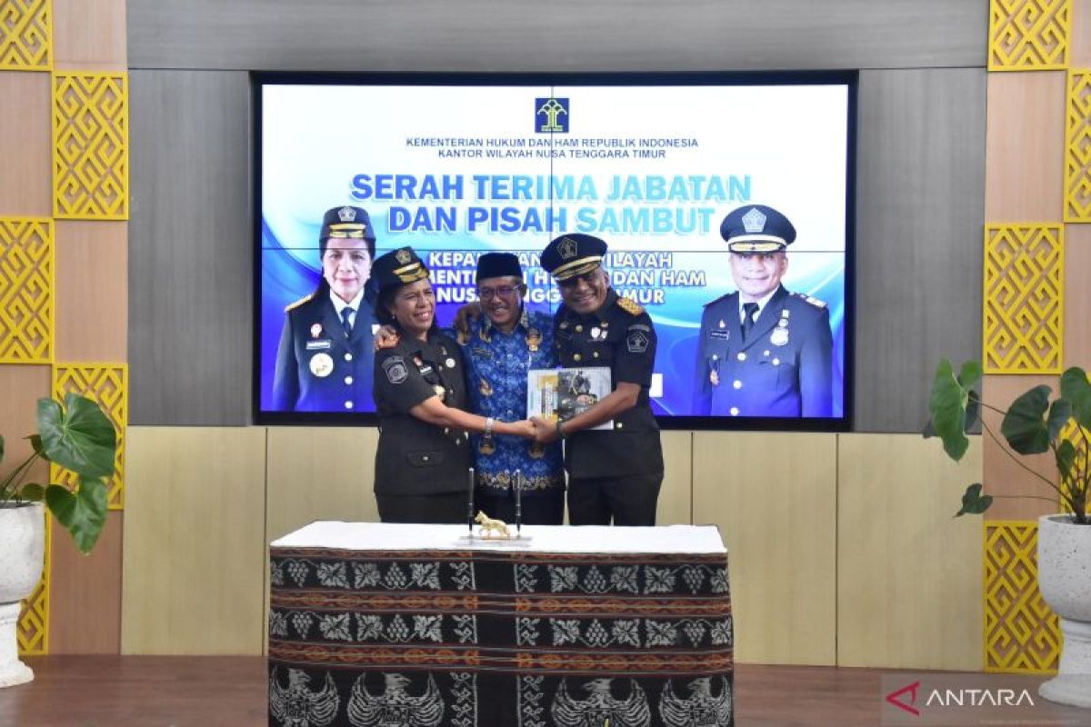 Silvester Sili Laba resmi jabat Kakanwil Kemenkumham NTT