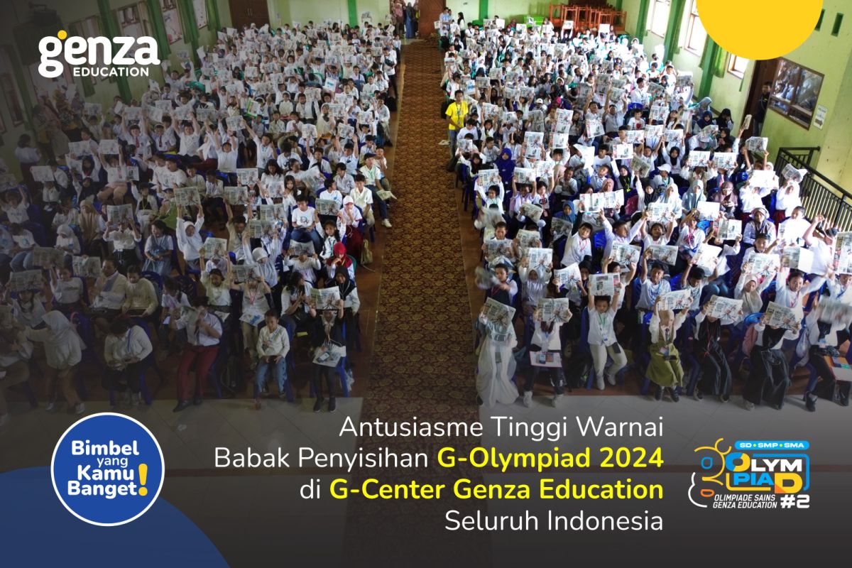 Antusiasme tinggi warnai babak penyisihan G-Olympiad 2024 di G-Center Genza Education seluruh Indonesia