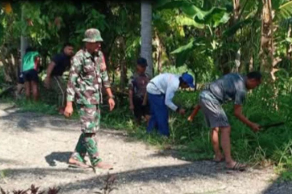 Kodim Mamuju mengajak masyarakat ciptakan lingkungan bersih