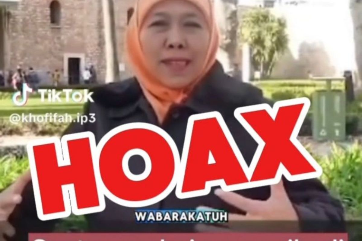 Khofifah tegaskan video dirinya janji bagikan santunan adalah hoaks