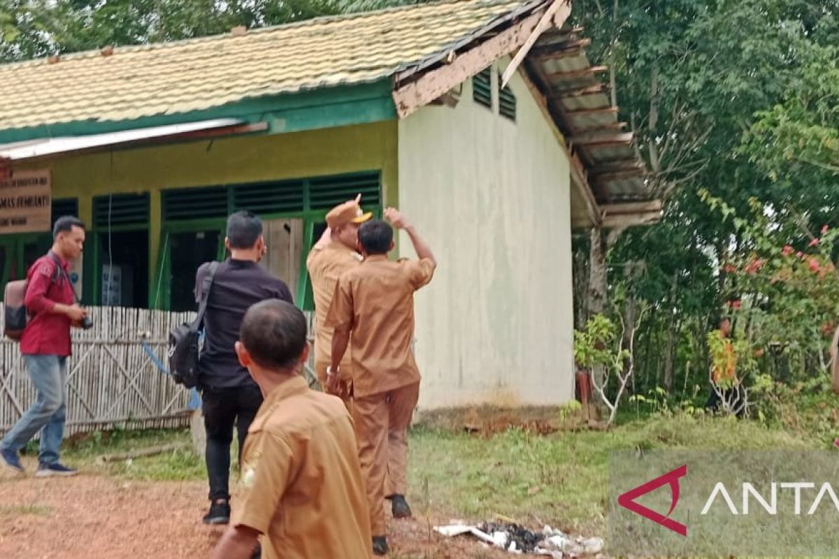 BPBD OKU data 67 rumah warga  diterjang puting beliung