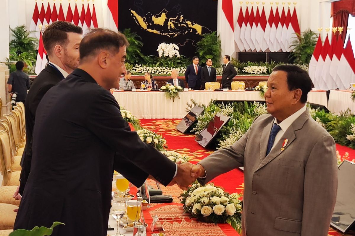 Presiden Prabowo menjamu puluhan pengusaha AS di Istana Negara Jakarta