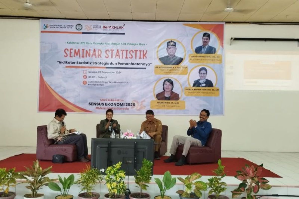 BPS edukasi mahasiswa  di Palangka Raya manfaat data statistik