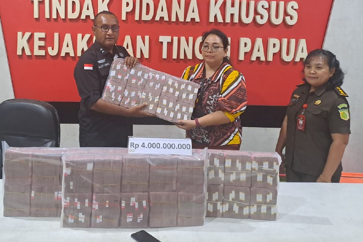 Kejati Papua kembali sita uang korupsi dana PON XX Rp4 miliar