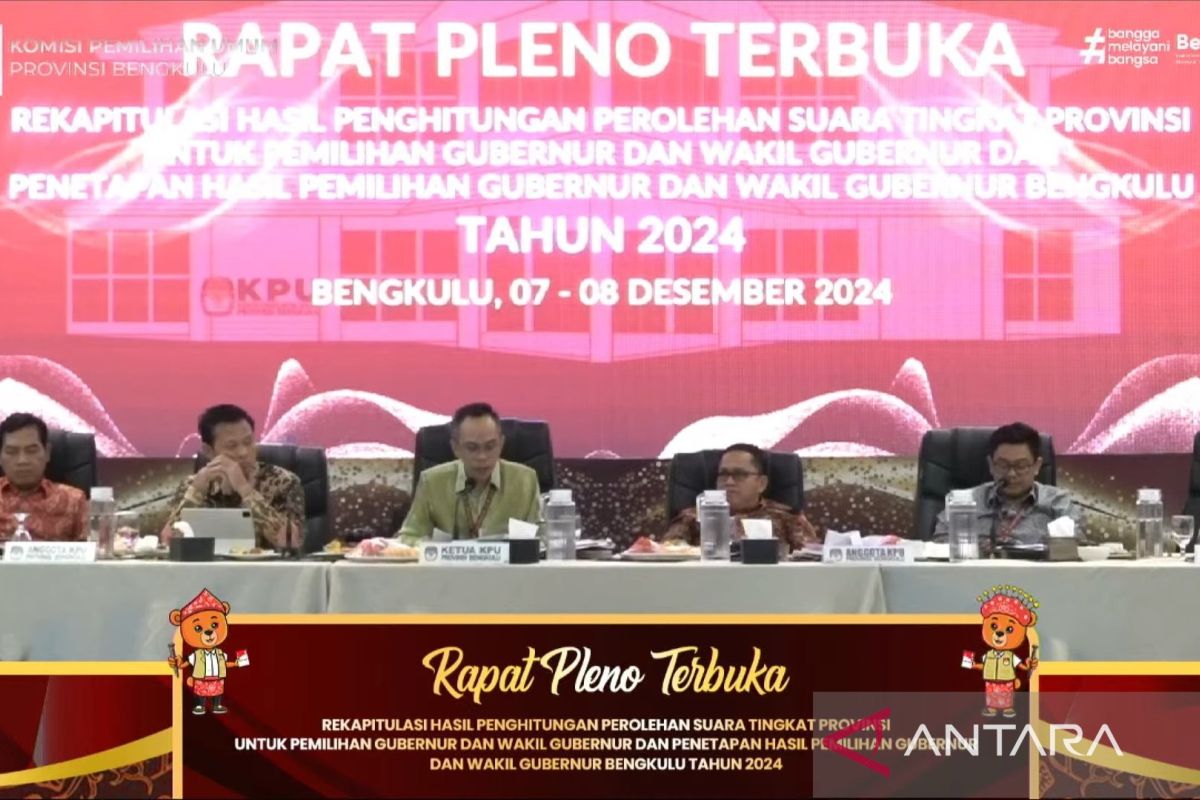 Helmi Hasan-Mian menang Pilgub Bengkulu dengan 616.469 suara