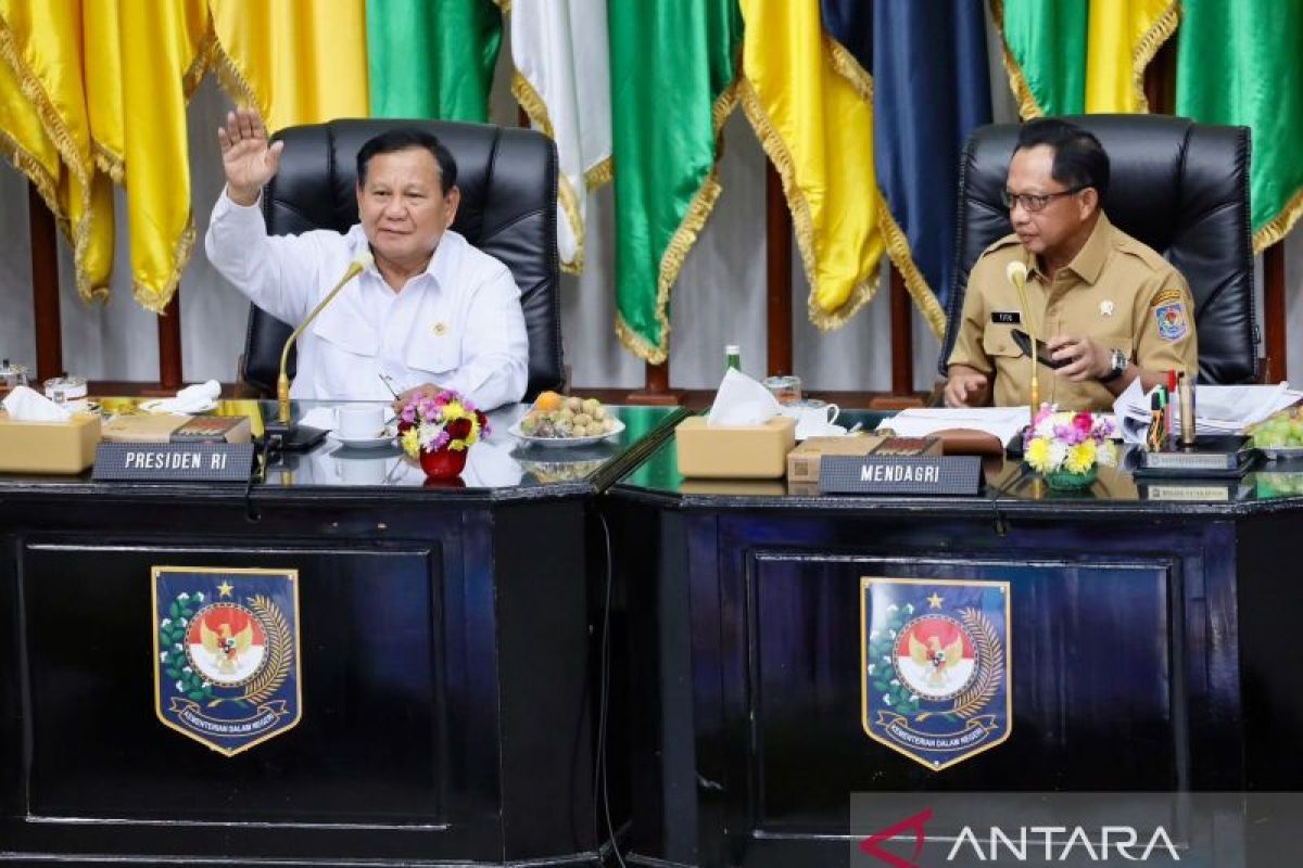 Presiden: Rakor mingguan baik untuk kendalikan inflasi daerah