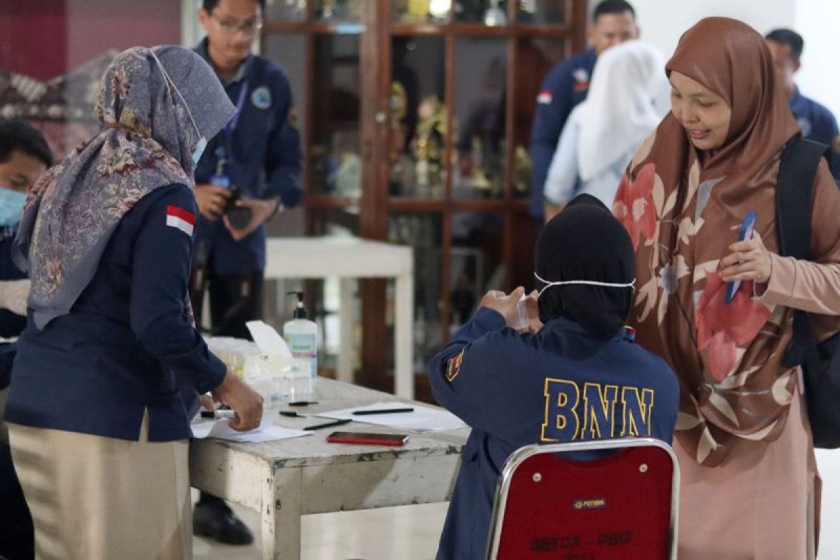 BNNK lakukan tes  urine terhadap ASN Setda Purbalingga