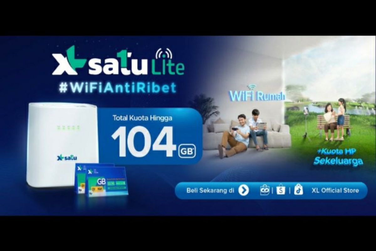 XL SATU Lite hadir lagi, solusi internet rumah nirkabel