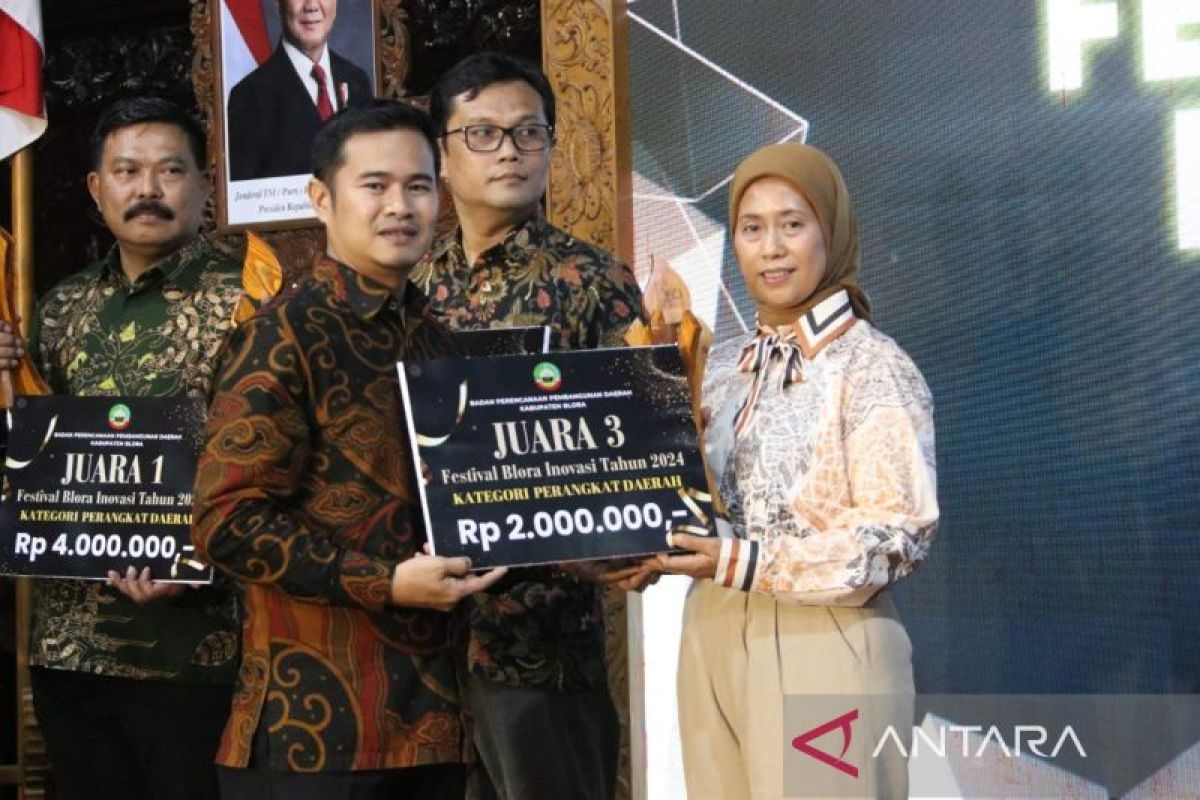 BPPKAD Blora raih juara tiga kompetisi  inovasi perangkat daerah