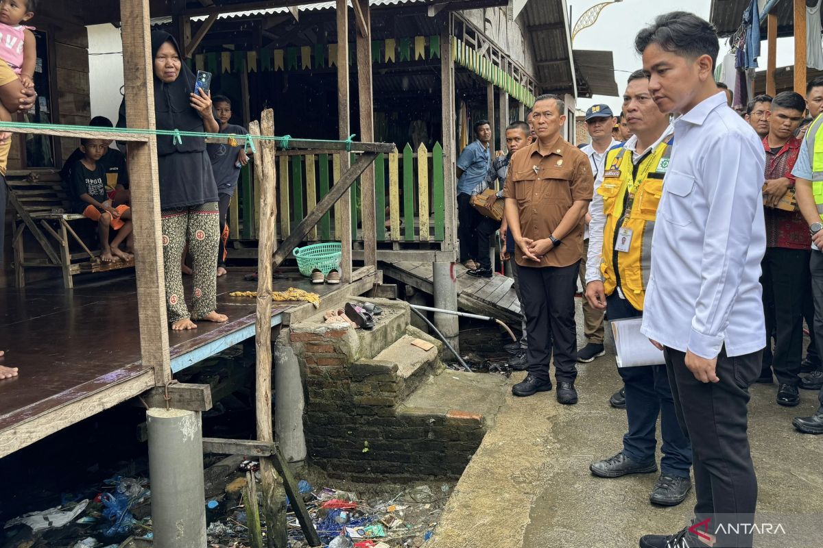 Wapres tinjau penataan kawasan pesisir Medan Belawan Bahari