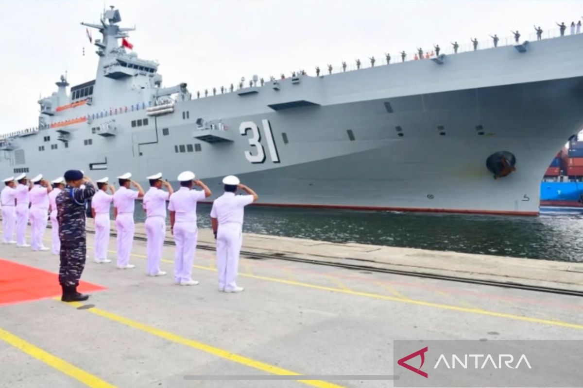 Tiga kapal perang China sandar di Tanjung Priok sampai 27 Desember