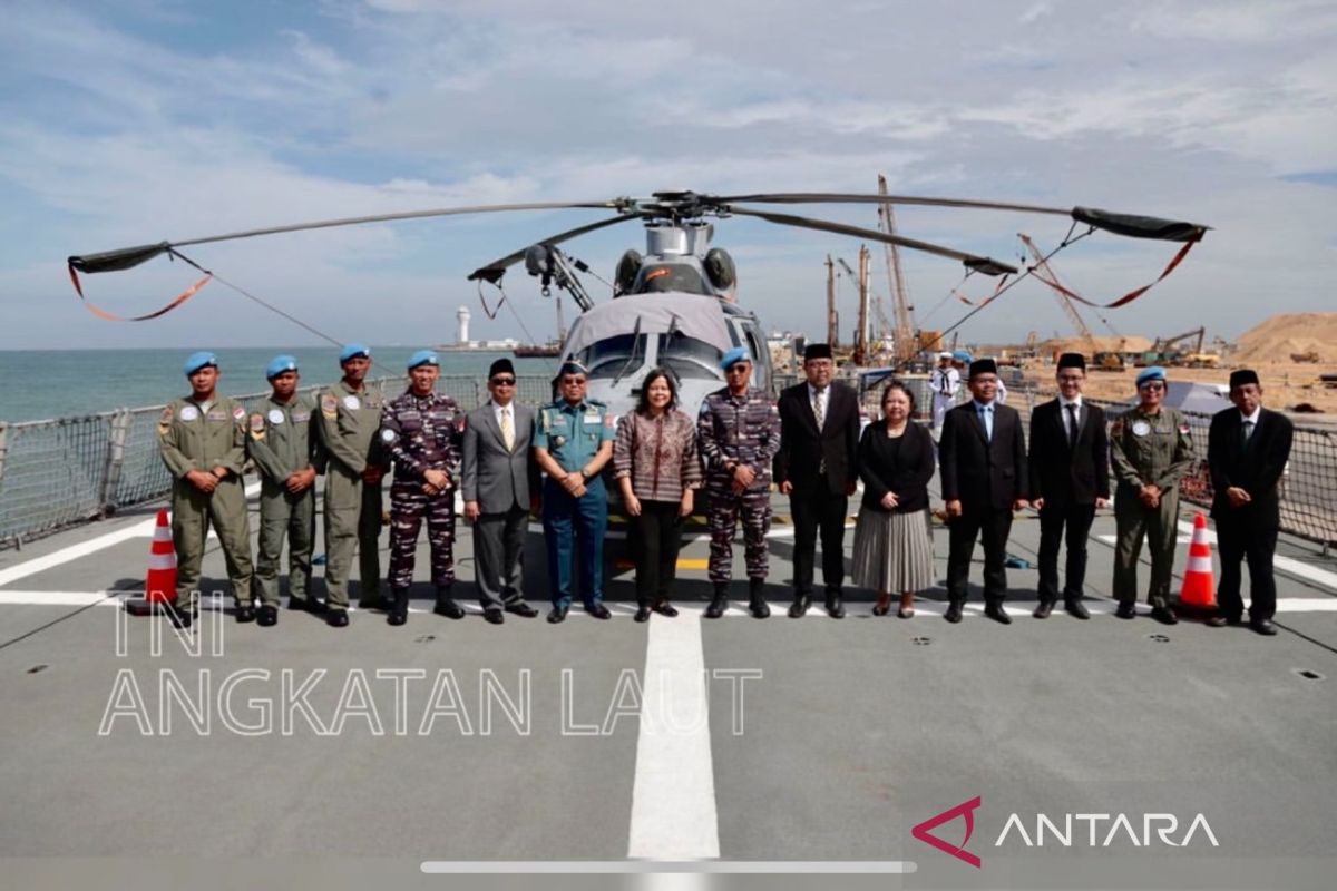 Dari Kolombo, Satgas MTF TNI Lebanon lanjut berlayar menuju Salalah