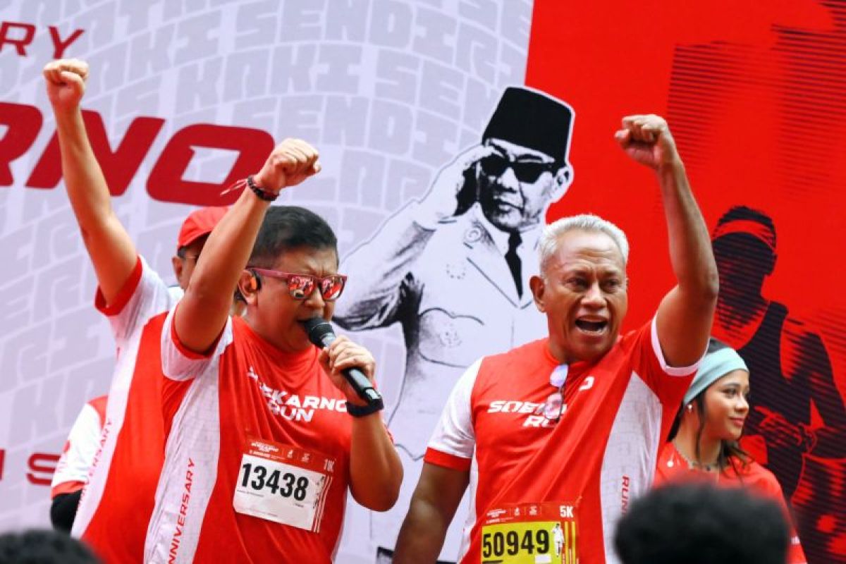 PDIP hadirkan “KPK” pada Soekarno Run 2025