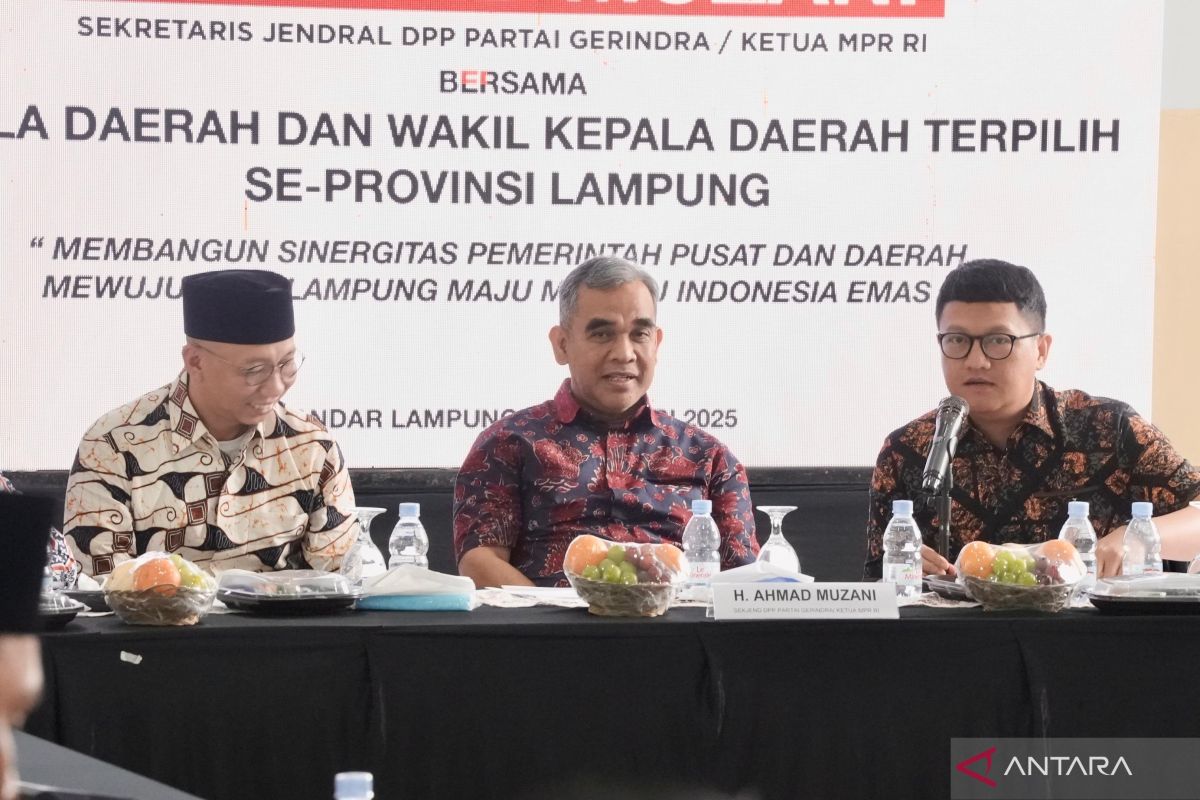 Muzani imbau seluruh kepala daerah terpilih dari Gerindra tak korupsi