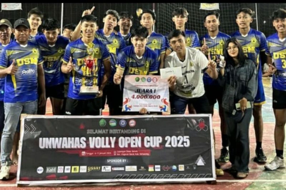 Tim Voli USM juara "Unwahas Volley Open Cup 2025"