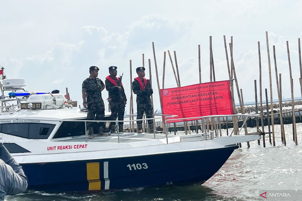 KKP segel pagar laut di perairan Bekasi