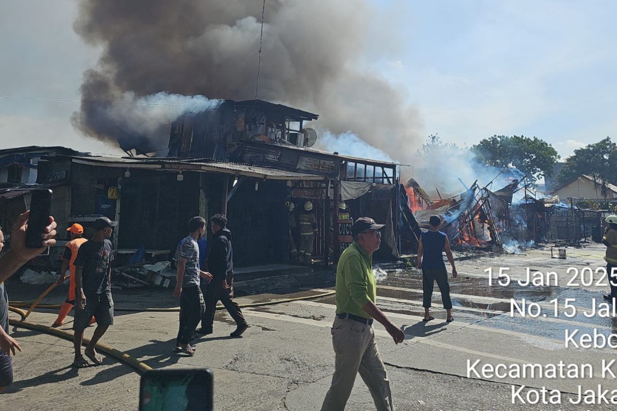 Kebakaran di Kemayoran Gempol berhasil ditangani