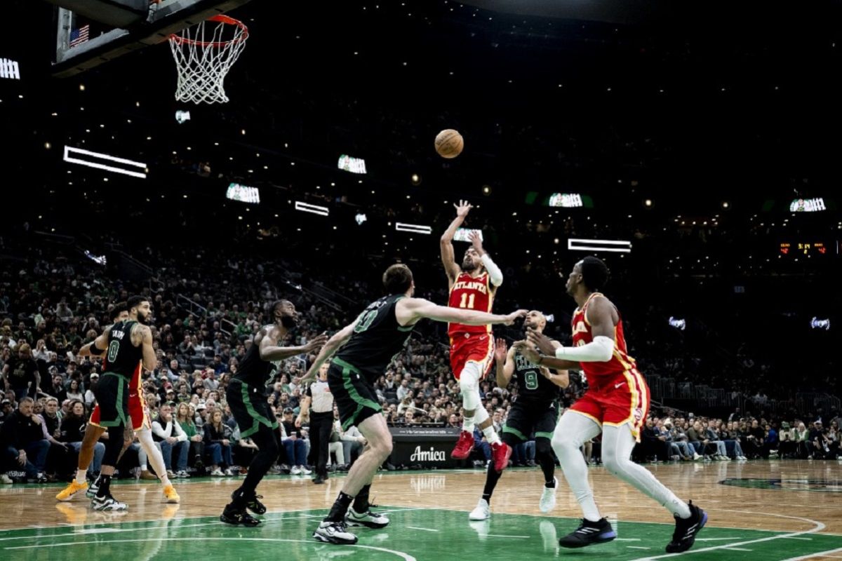 Hawks kalahkan Celtics 119-116 lewat overtime