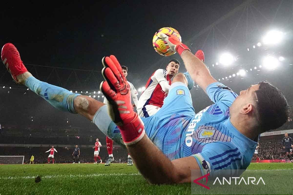 Liga Inggris : Arsenal vs Aston Villa berakhir 2-2