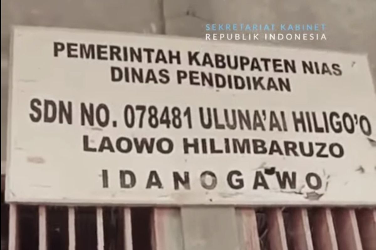 Setkab usul bangun rumah hingga jembatan respons keluhan siswa di Nias