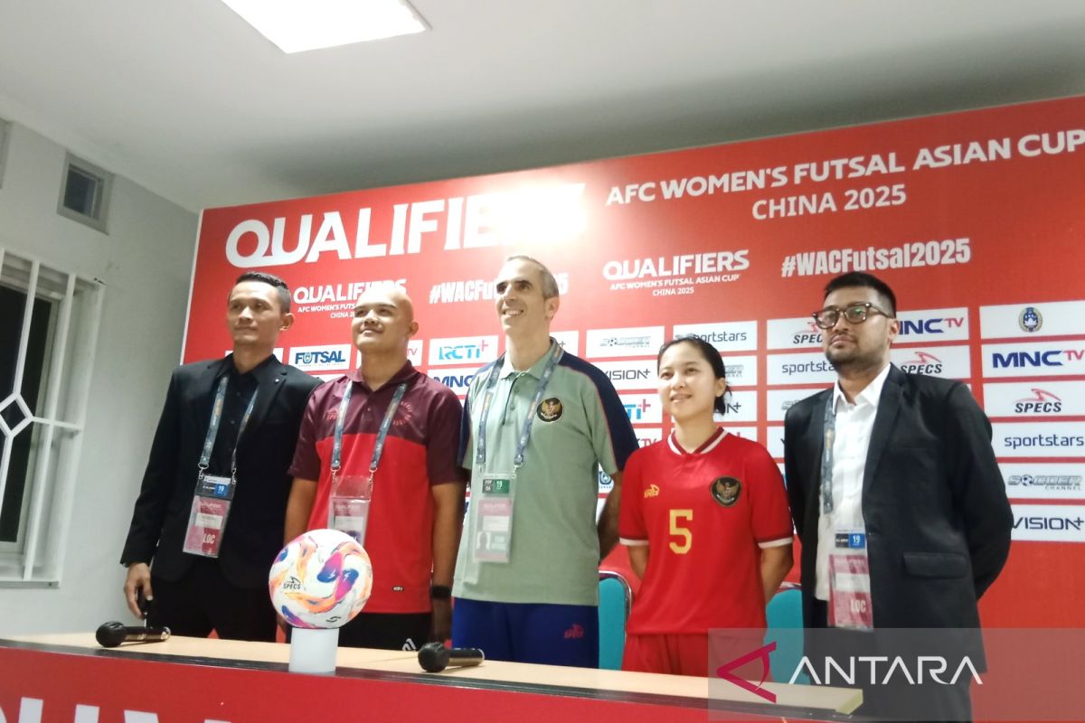 Luis Estrela percaya futsal putri Indonesia maksimal di Piala Asia