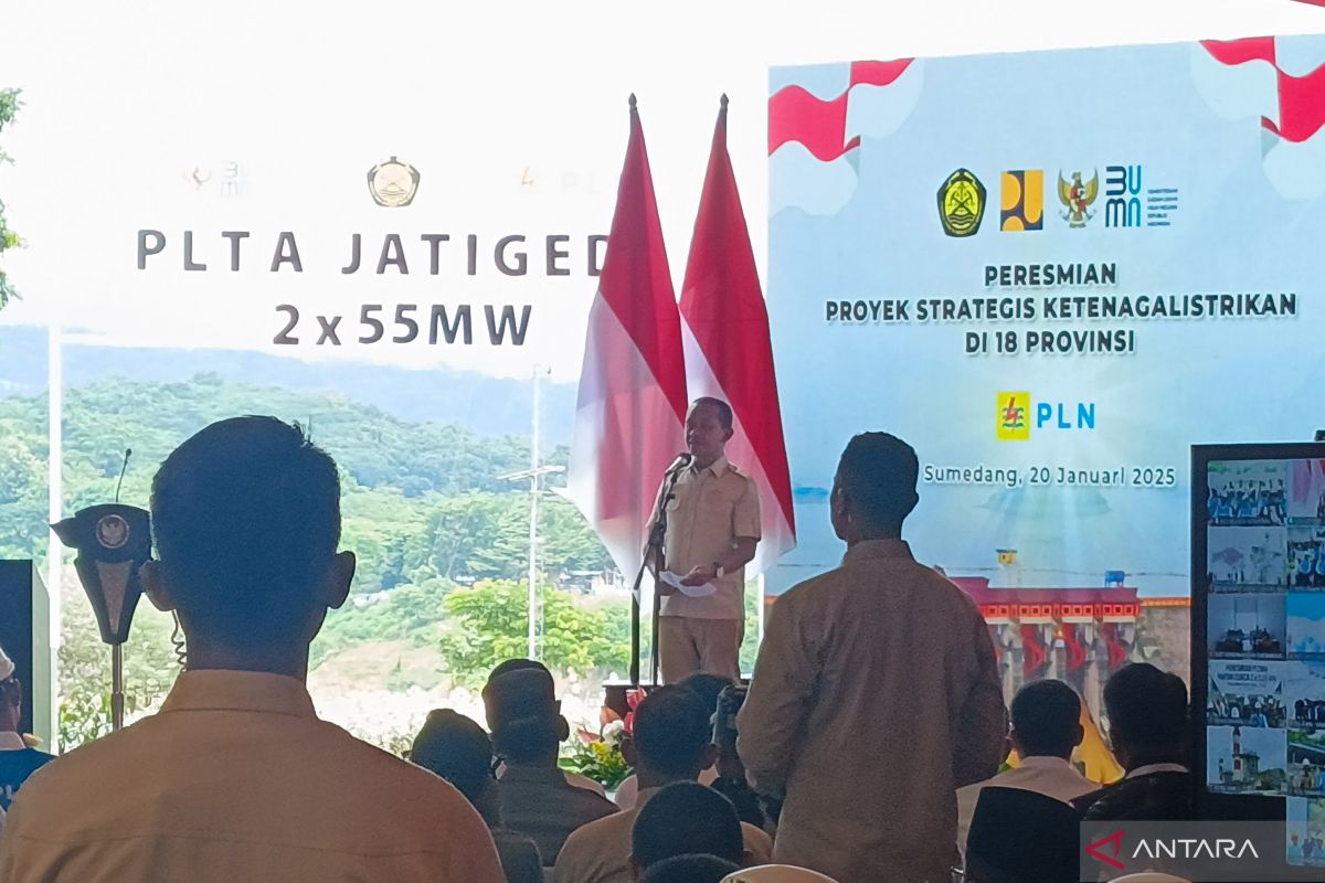 Bahlil: 26 pembangkit listrik yang diresmikan mayoritas energi bersih