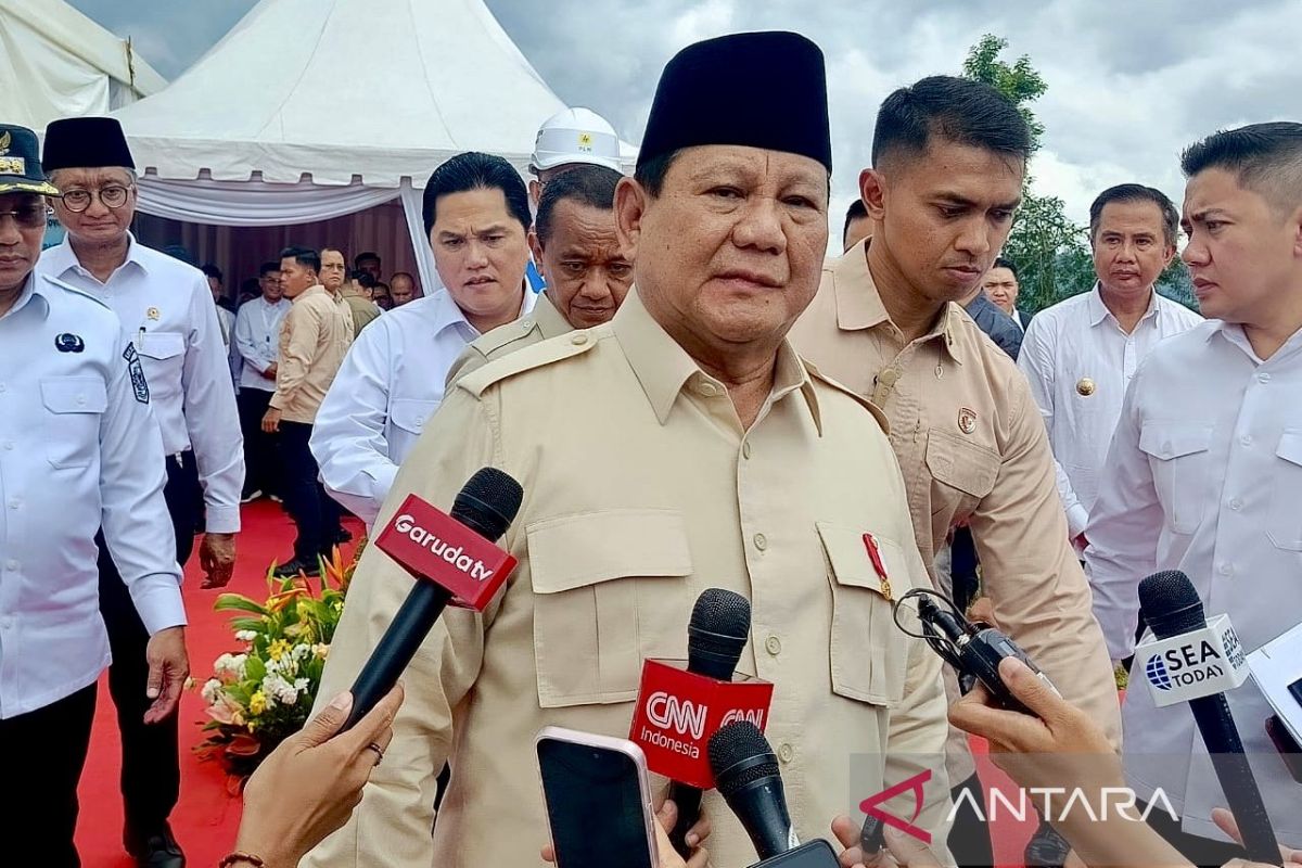 Presiden mengaku gembira swasembada pangan tercapai sebelum tahun ke-4