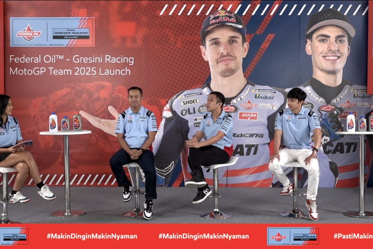 Federal Oil yakin dengan talenta muda tim MototGP Gresini Racing 2025