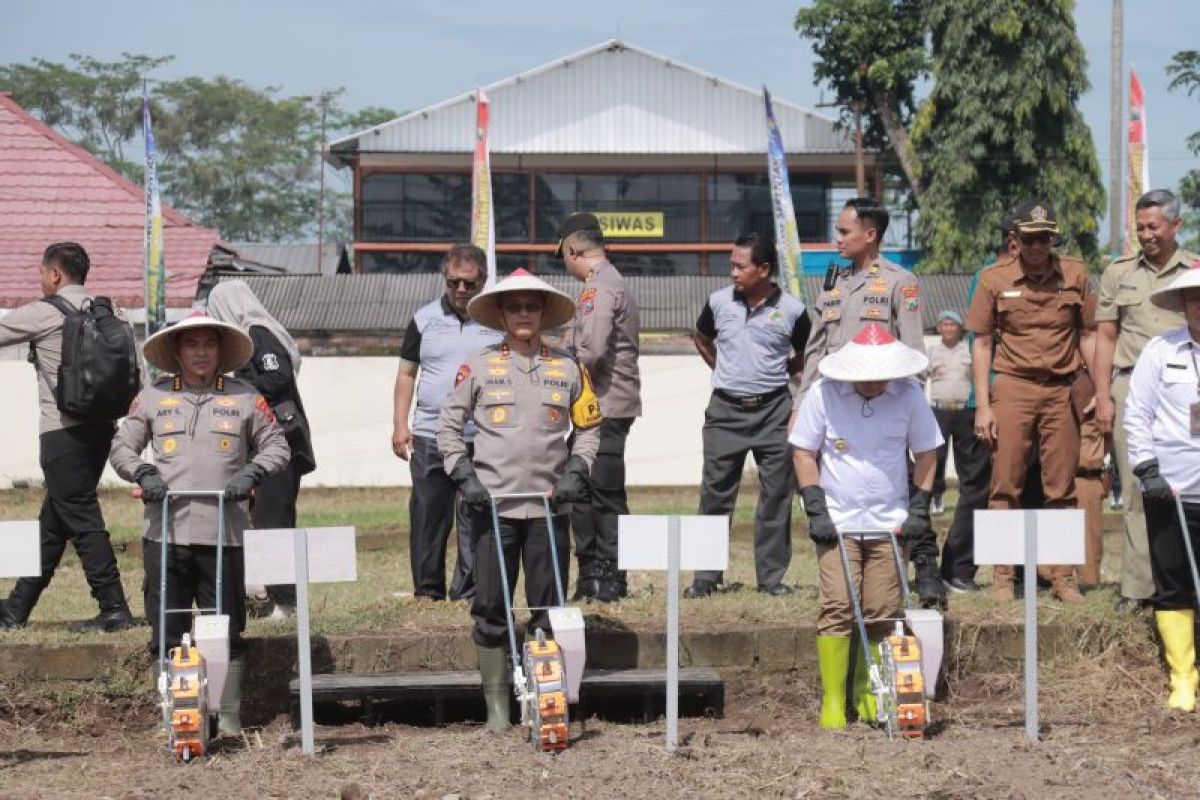 Kapolda Jatim dan Forkopimda tanam jagung untuk ketahanan pangan