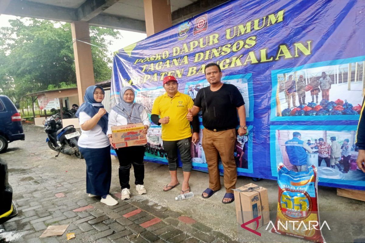 Dinsos Bangkalan bentuk dapur umum untuk korban banjir