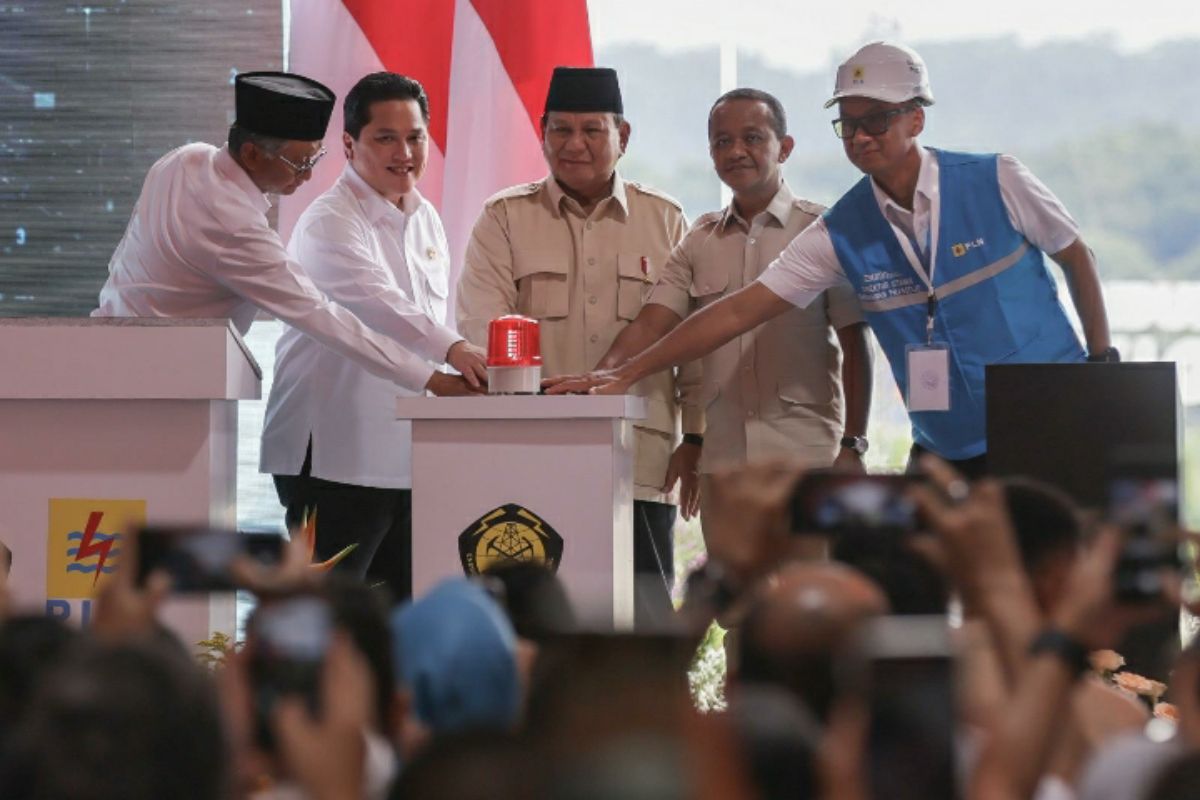 Presiden resmikan 37 proyek ketenagalistrikan, kejar pertumbuhan 8%