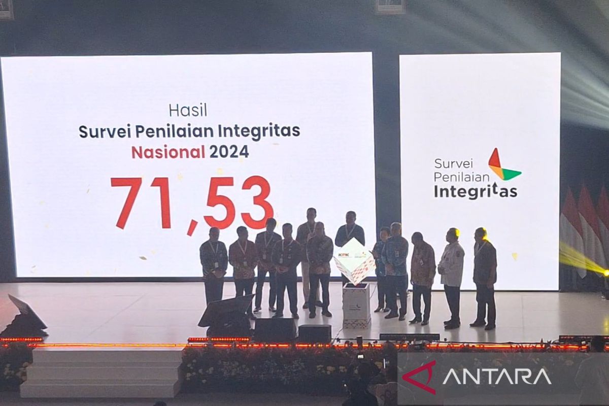 KPK: Indeks Integritas Nasional 2024 naik jadi 71,53