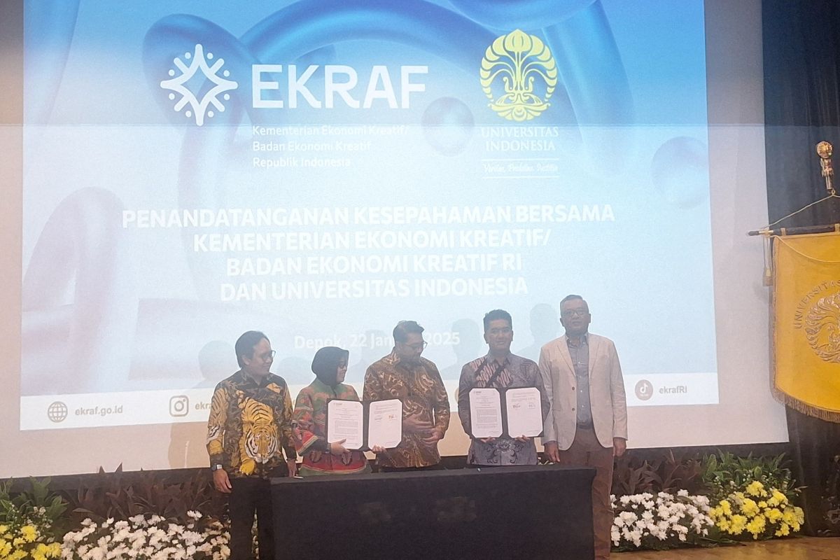 Kemenkraf dan UI kerja sama majukan ekonomi kreatif