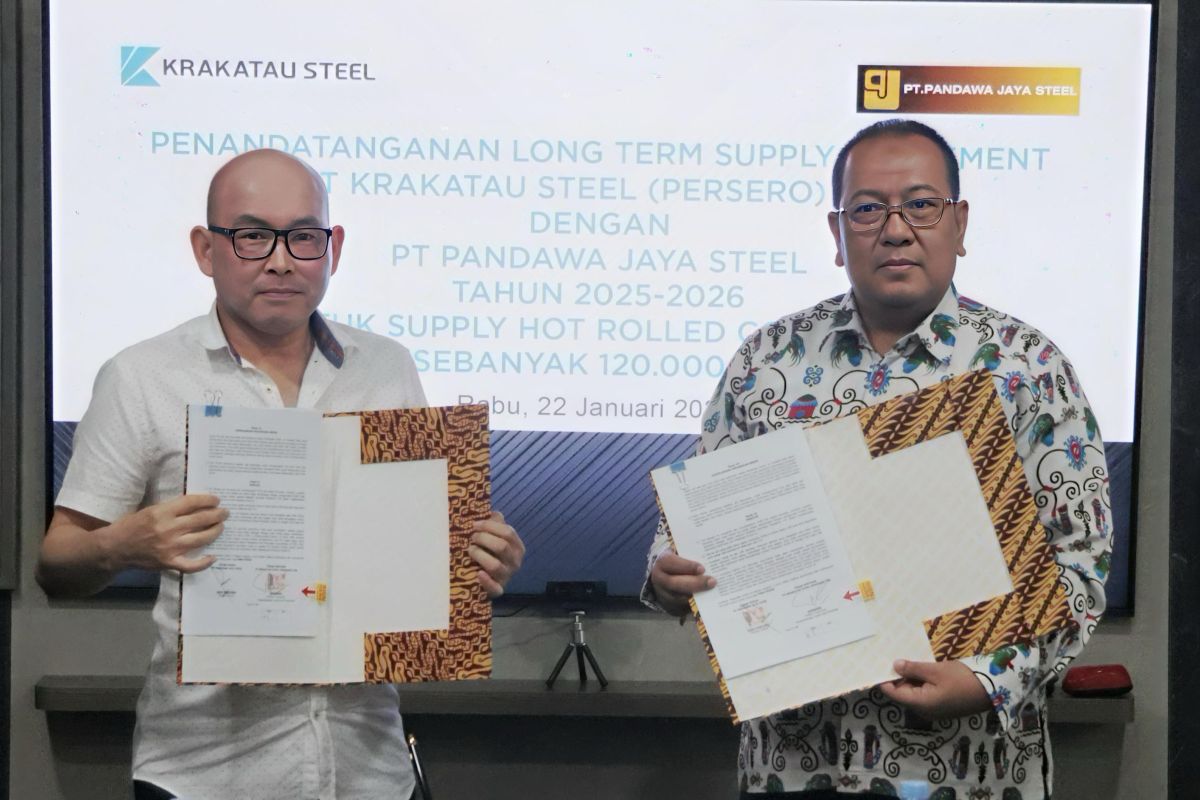 Genjot Penjualan, Krakatau Steel Tandatangani Kesepakatan Pasok Baja HRC