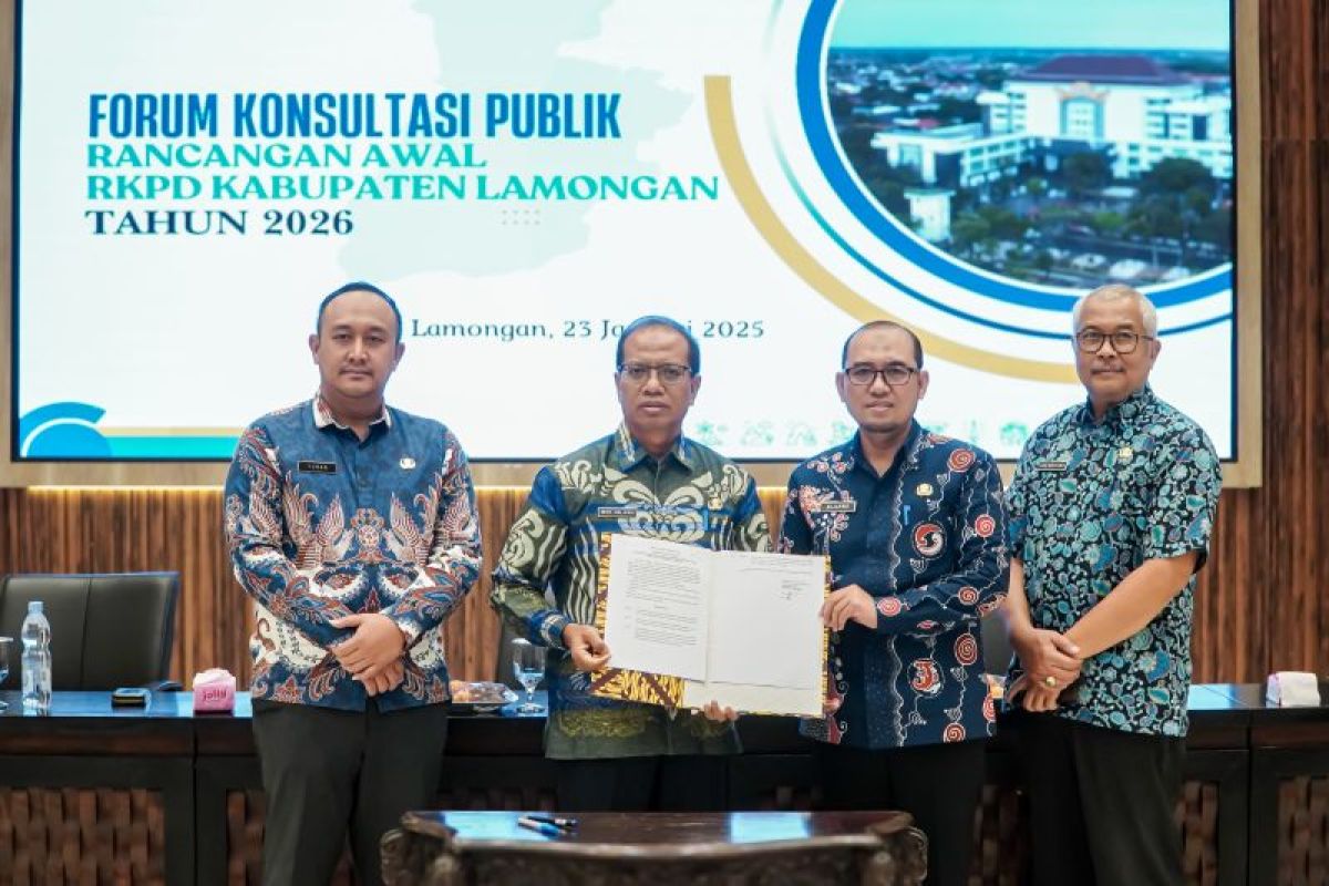 Pemkab Lamongan ungkap lima rancangan prioritas pembangunan RKPD 2026