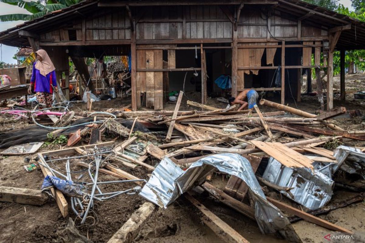 Dampak banjir bandang di Grobogan