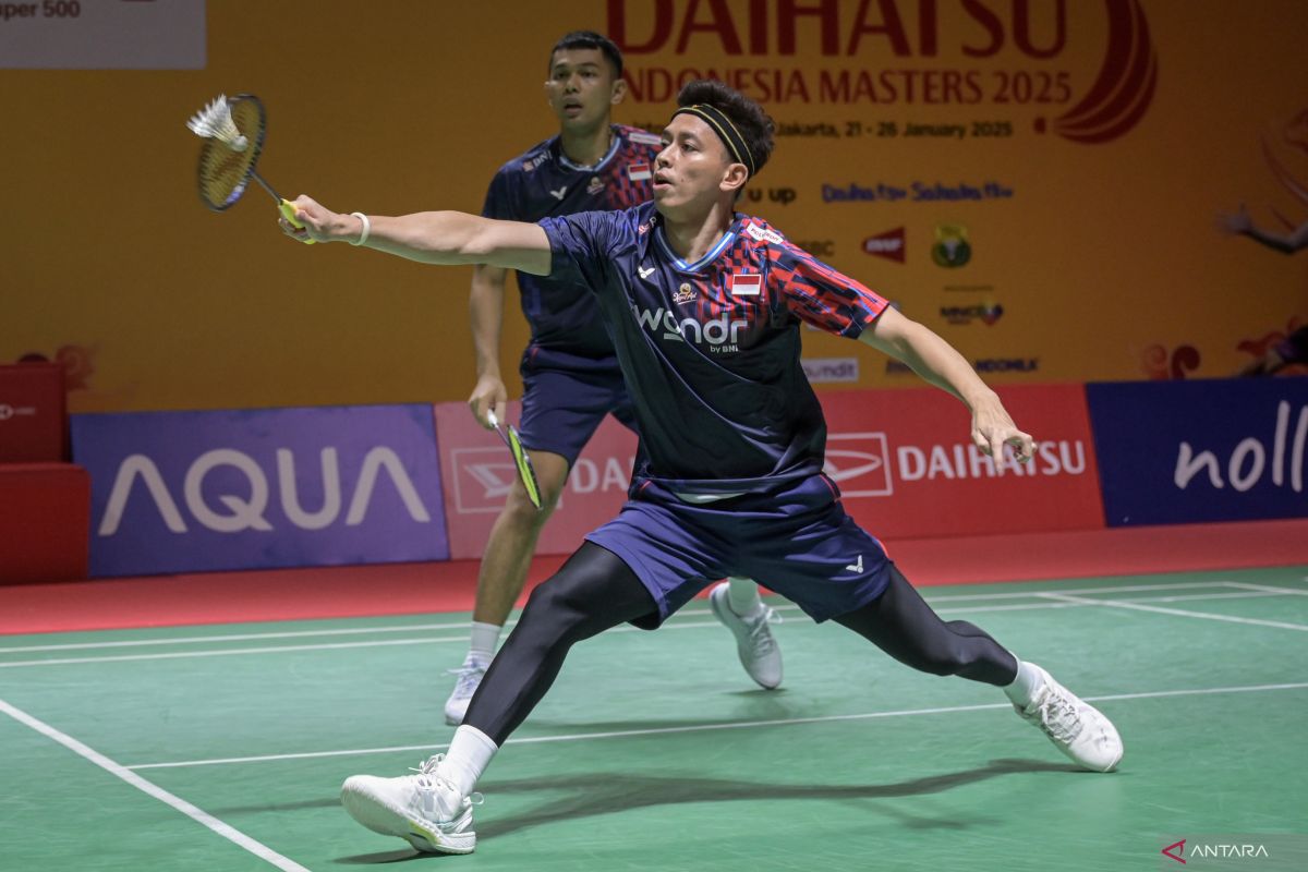 Fajar/Rian ke semifinal Indonesia Masters 2025 usai tekuk ganda China