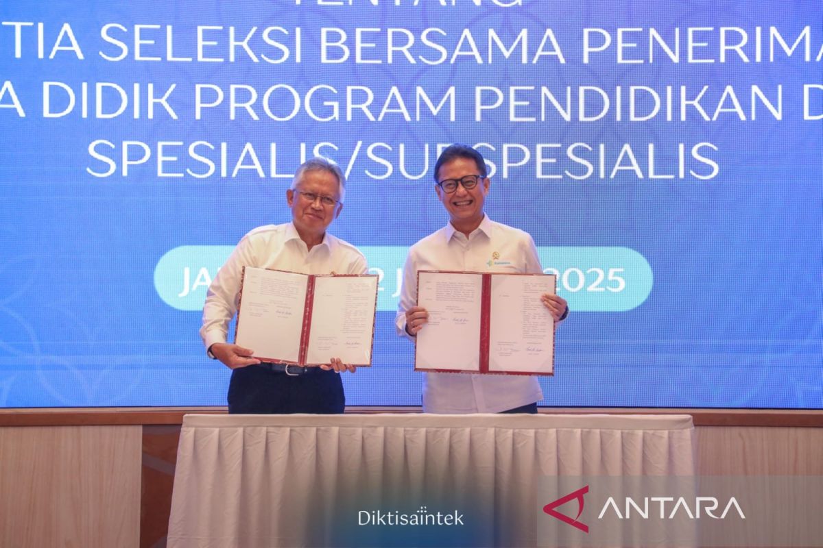 Kemendiktisaintek-Kemenkes teken kolaborasi seleksi nasional PPDS