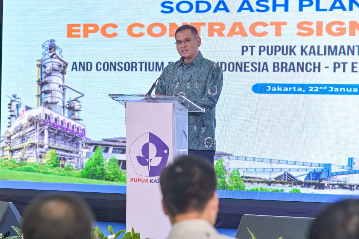 Pupuk Indonesia bangun pabrik soda ash mendukung program pemerintah