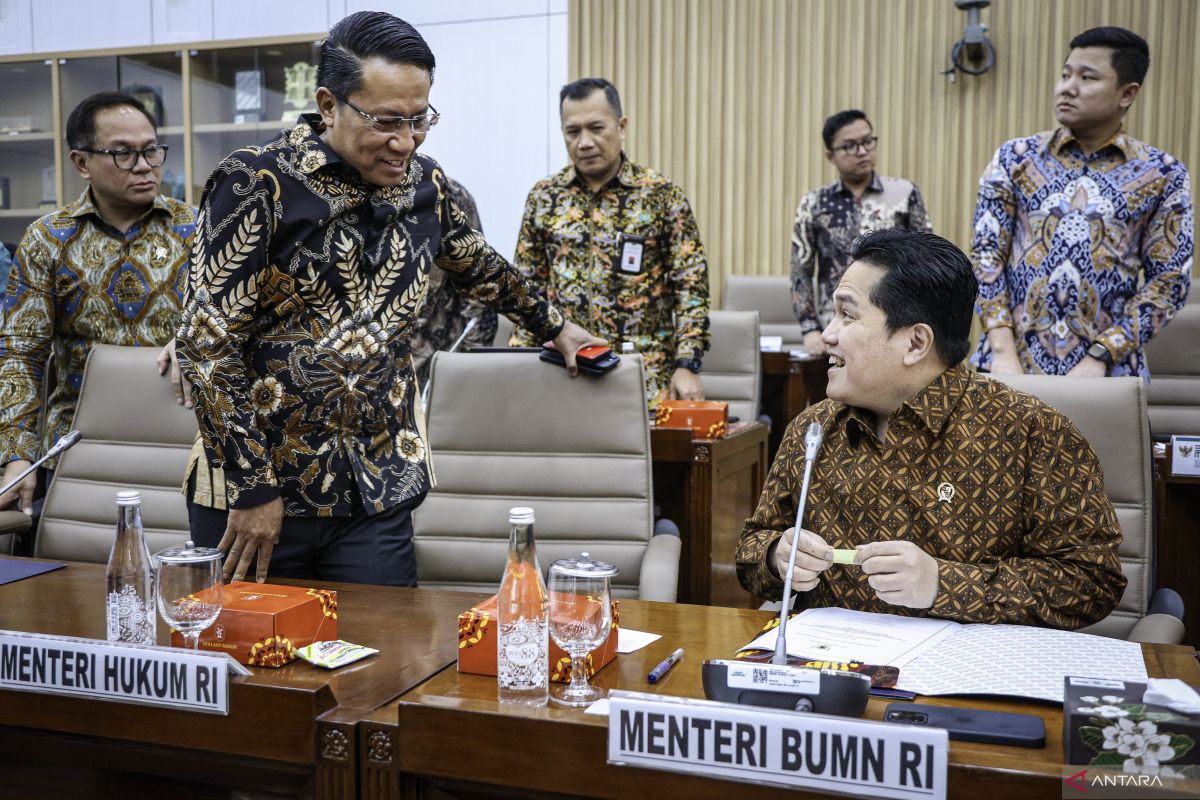 Pembahasan RUU BUMN dalam Raker Komisi VI DPR