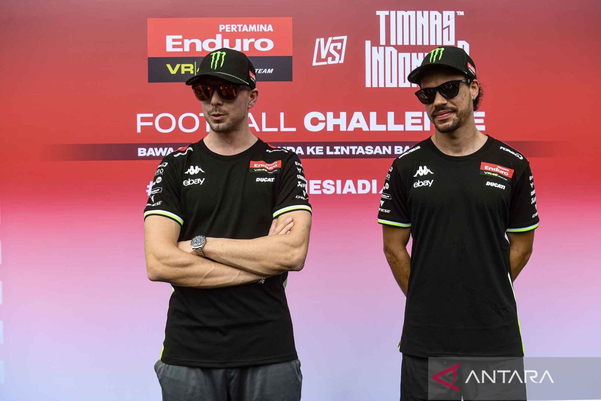 Fabio Di Giannantonio dan Franco Morbidelli diperkenalkan sebagai tim Pertamina Enduro VR46 Racing Tim