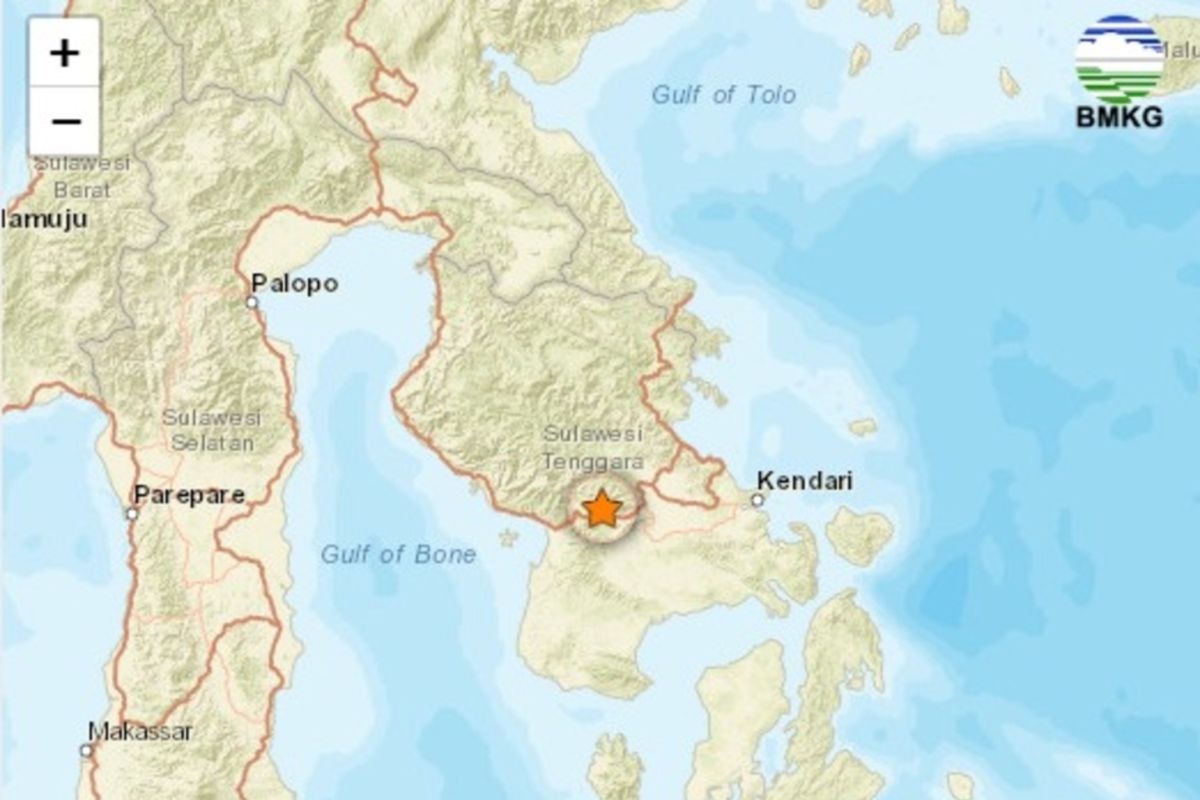 BMKG sebut aktivitas sesar sebabkan gempa bumi empat kali di Koltim