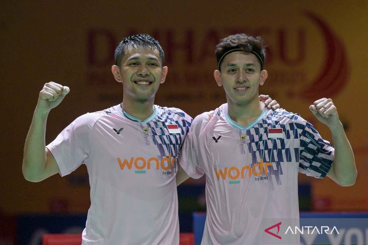 Kalahkan pasangan China Xie Hao Nan/Zeng Wei Han, Fajar/Rian melaju ke semifinal Daihatsu Indonesia Masters 2025