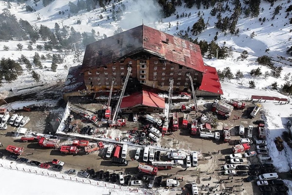 15 orang ditangkap dalam penyelidikan kebakaran hotel resor ski Turki