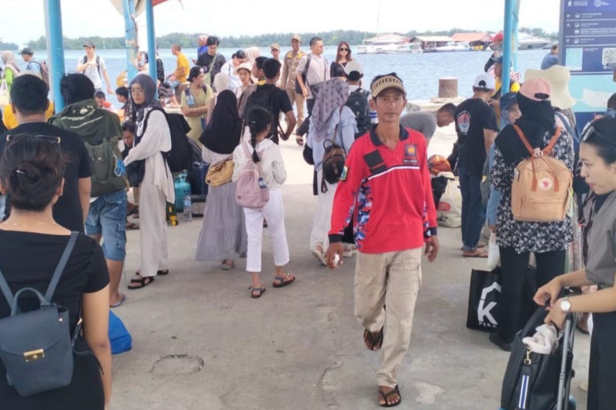 Libur Isra Miraj-Imlek, wisatawan di Pulau Harapan capai 2.407 orang